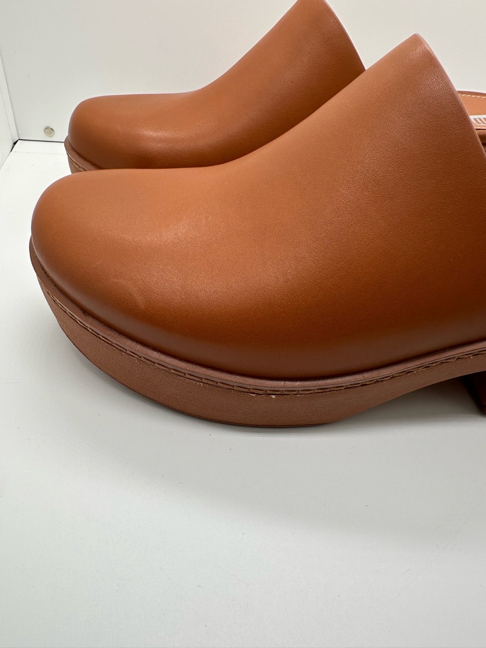 Fitflop Pilar Women’s Platform Leather Mules Size 10 - Picture 5 of 9
